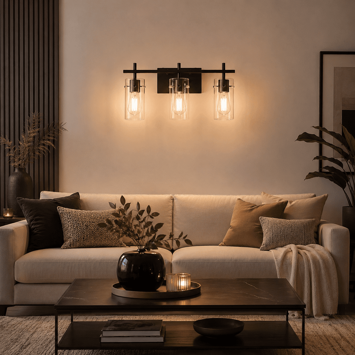3 Bulb Wall Light - image 2