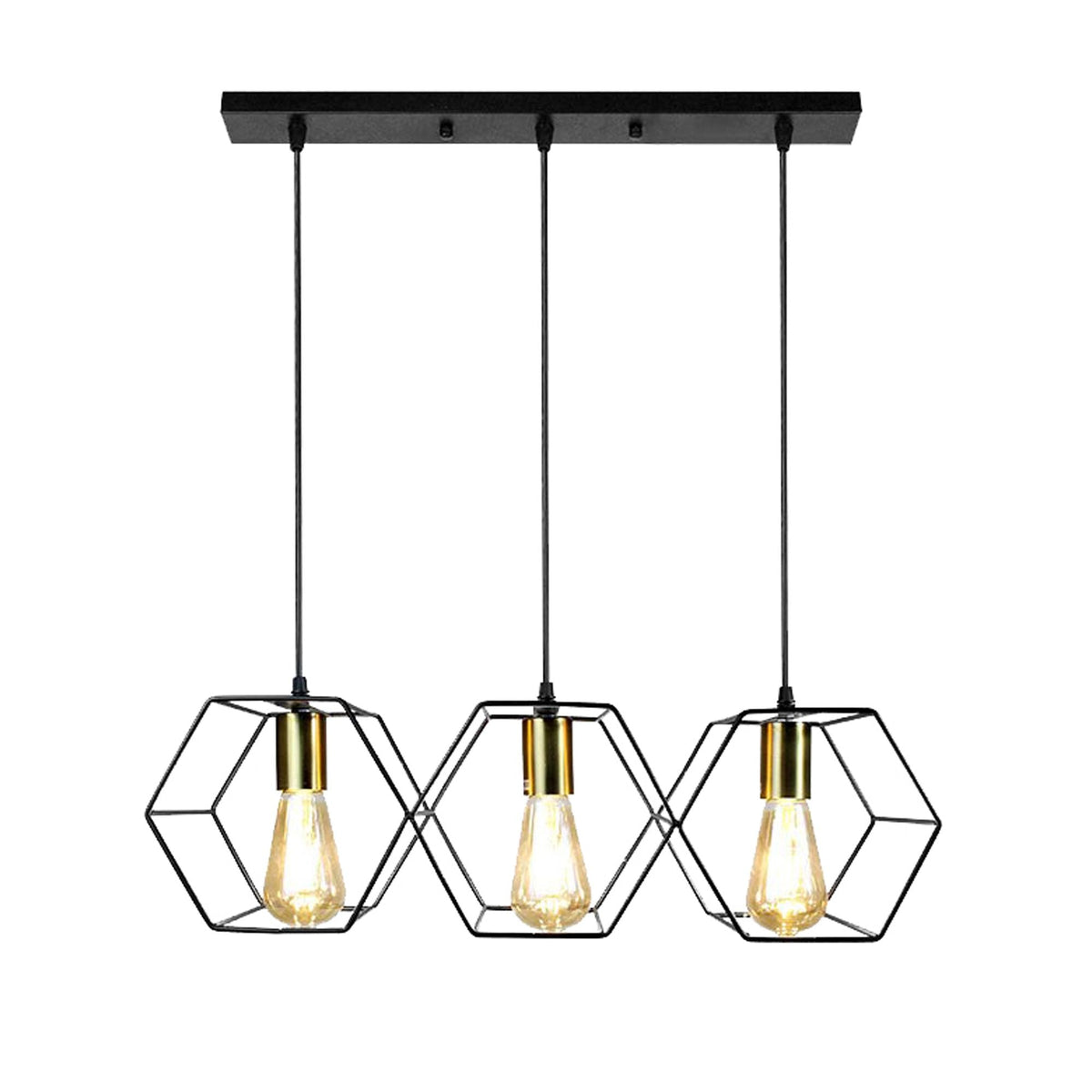 3 Pendant Lights on One Fixture - image 2