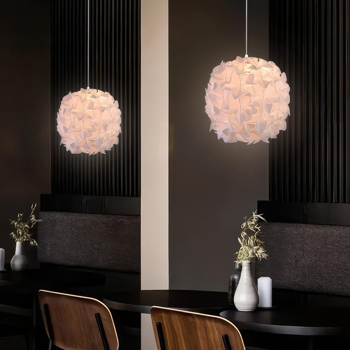 Art Flower Ball Pendant Light - image 3