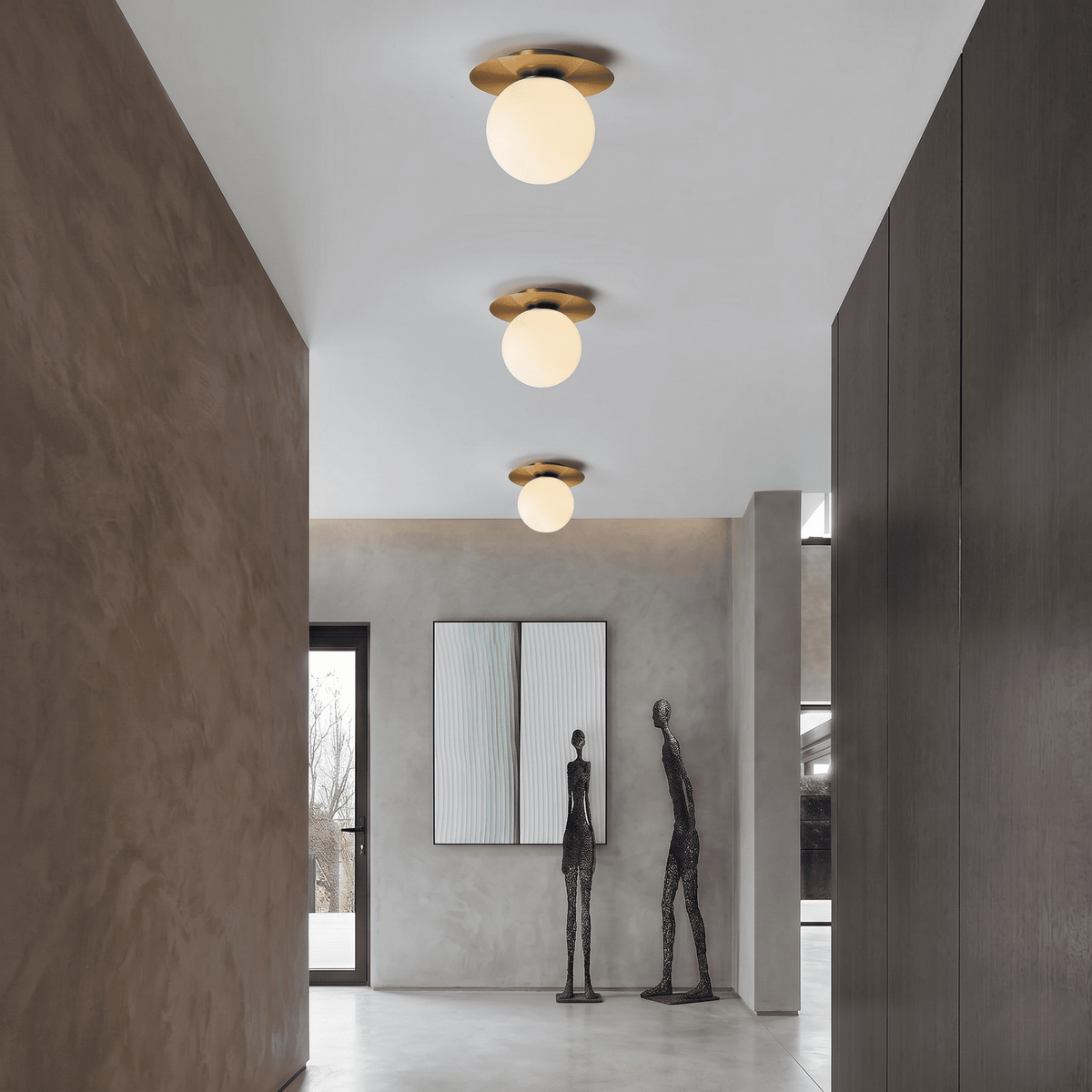 Glass Ball Ceiling Light - image 3