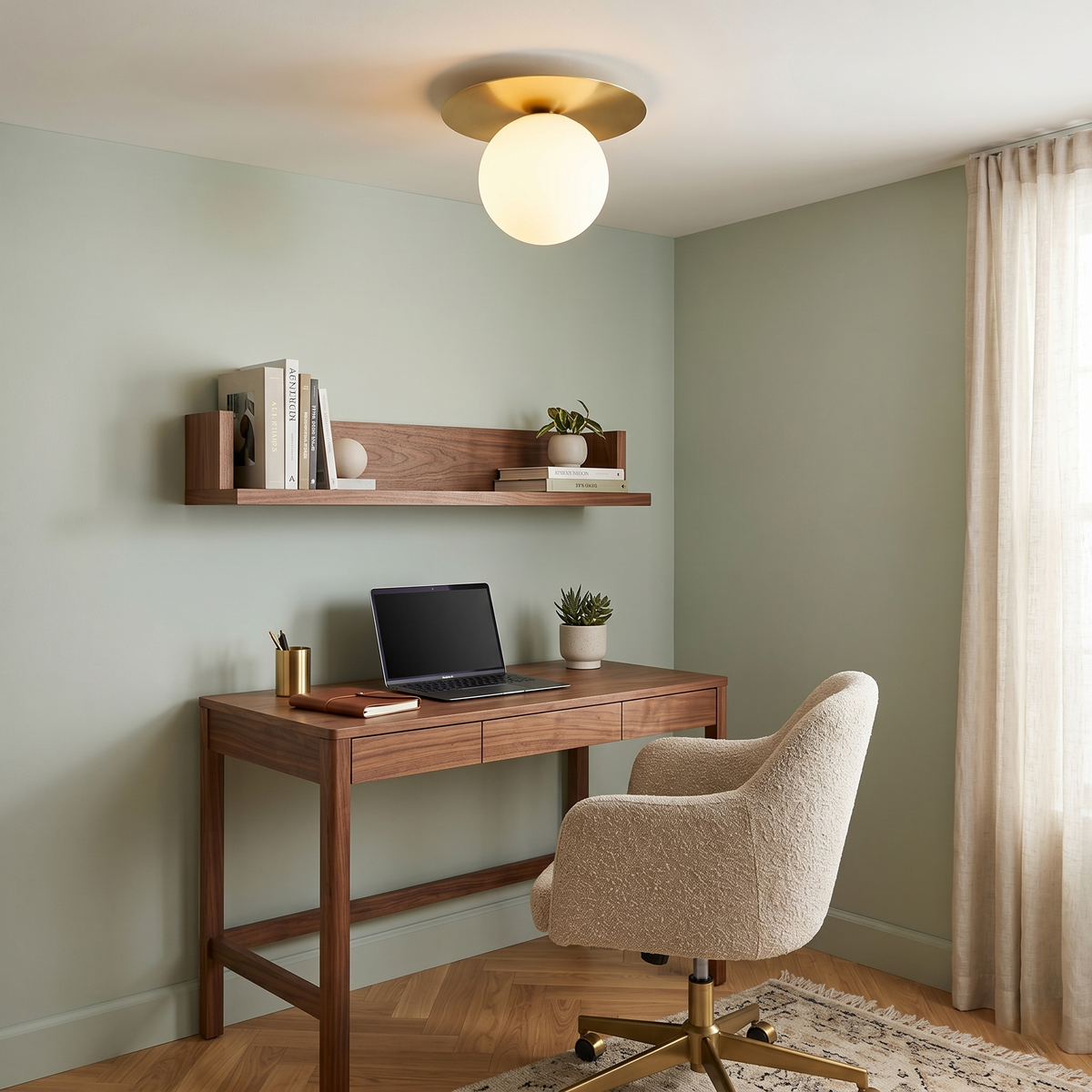 Glass Ball Ceiling Light - image 4
