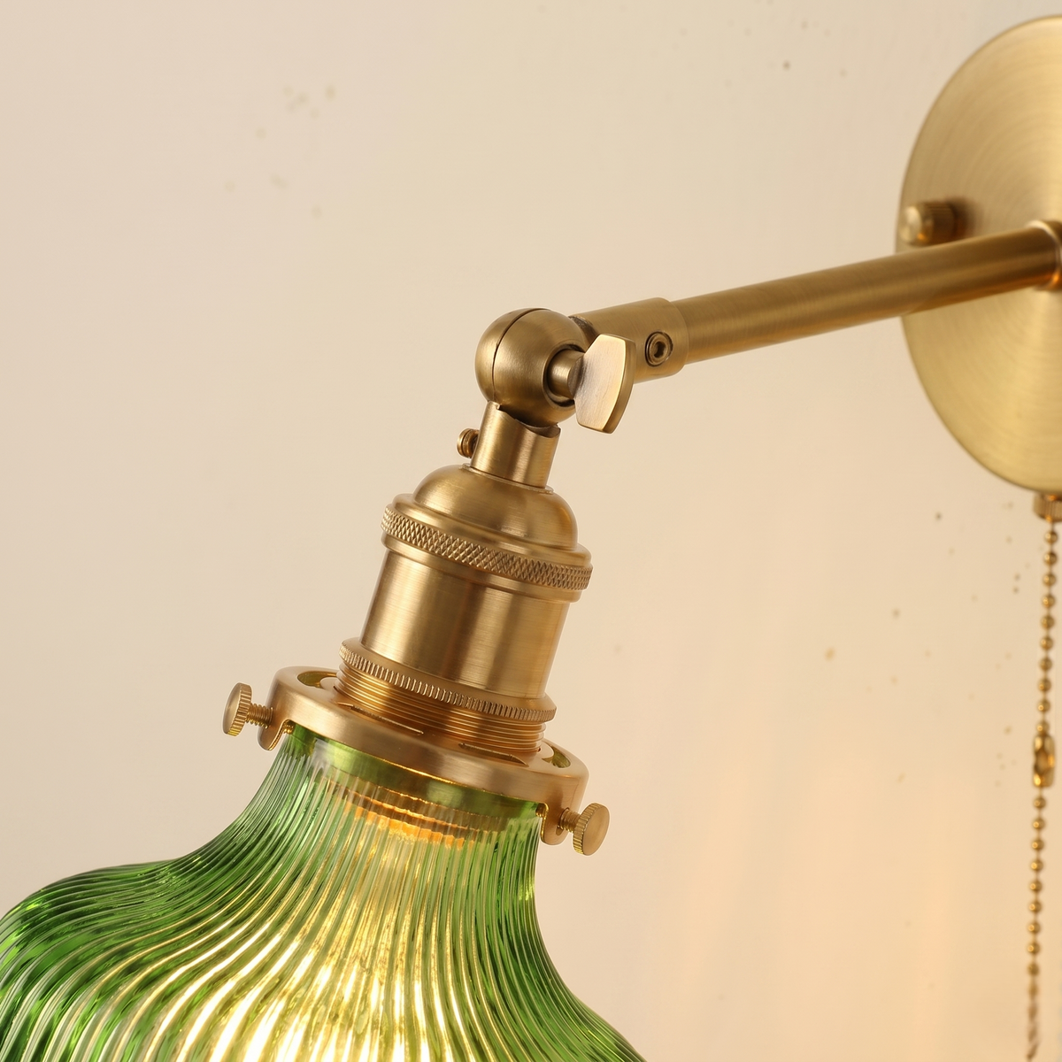 Green Glass Wall Lights - image 2
