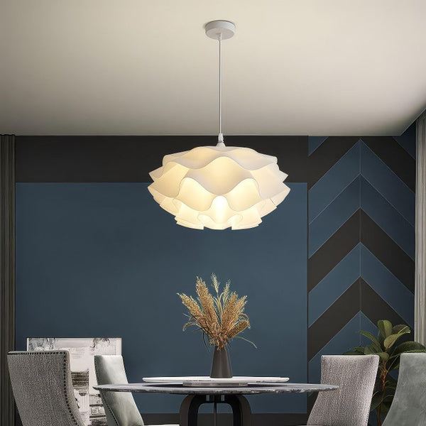 Matt White Petal Pendant Light