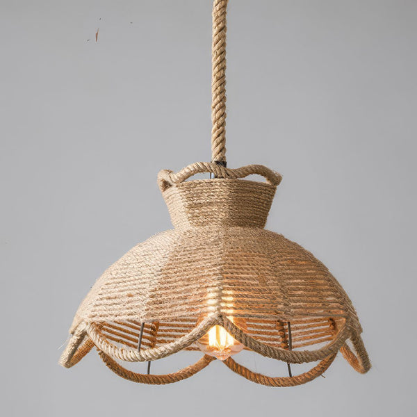 Boho Rope Pendant Light