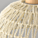 Suspension luminaire 3 lampes rotin tressé naturel view 7