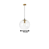 Suspension globe verre view 2