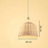 Suspension rotin chambre view 2