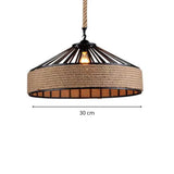 Suspension luminaire corde industrielle view 2
