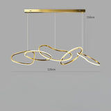 Suspension design LED ruban ondulé view 2