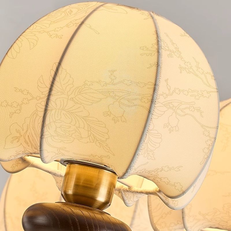 3 Light Brass Chandelier view 3