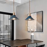 Suspension laiton vieilli vintage view 7