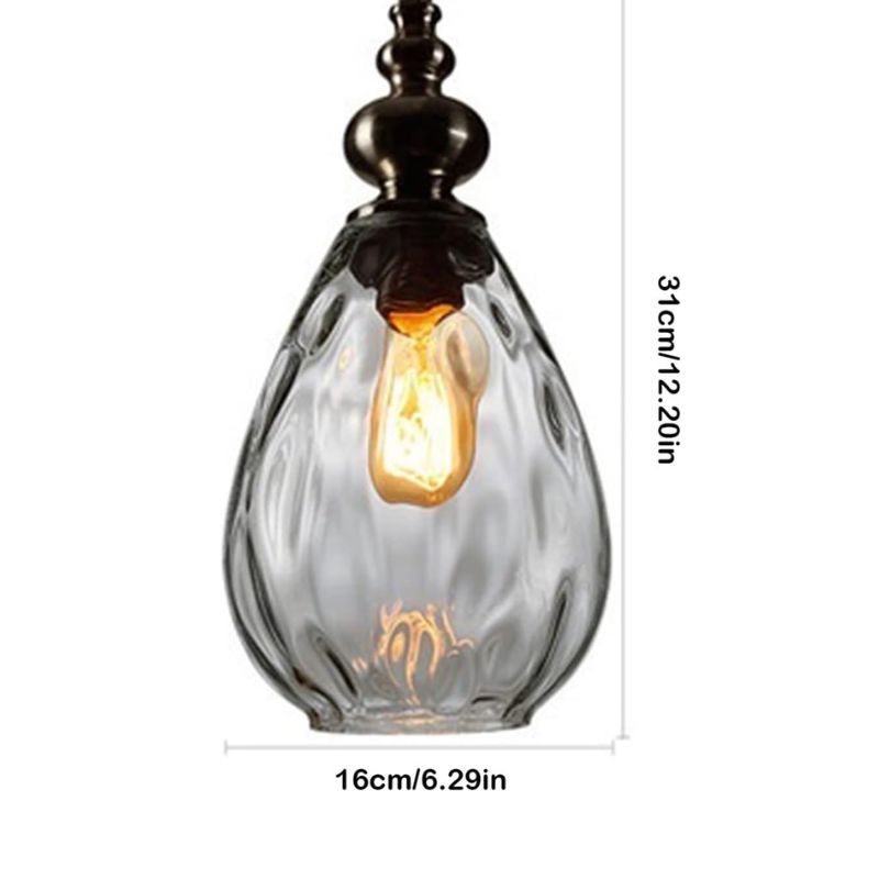 Suspension années 70 verre fumé view 6