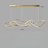 Suspension design LED ruban ondulé view 4