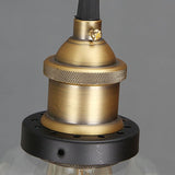 1950s Smoked Glass Cone Pendant view 4