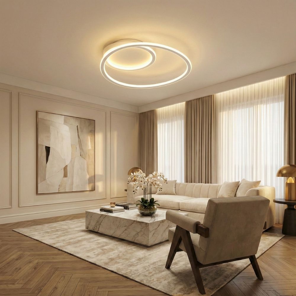 2 Ring Ceiling Light view 4