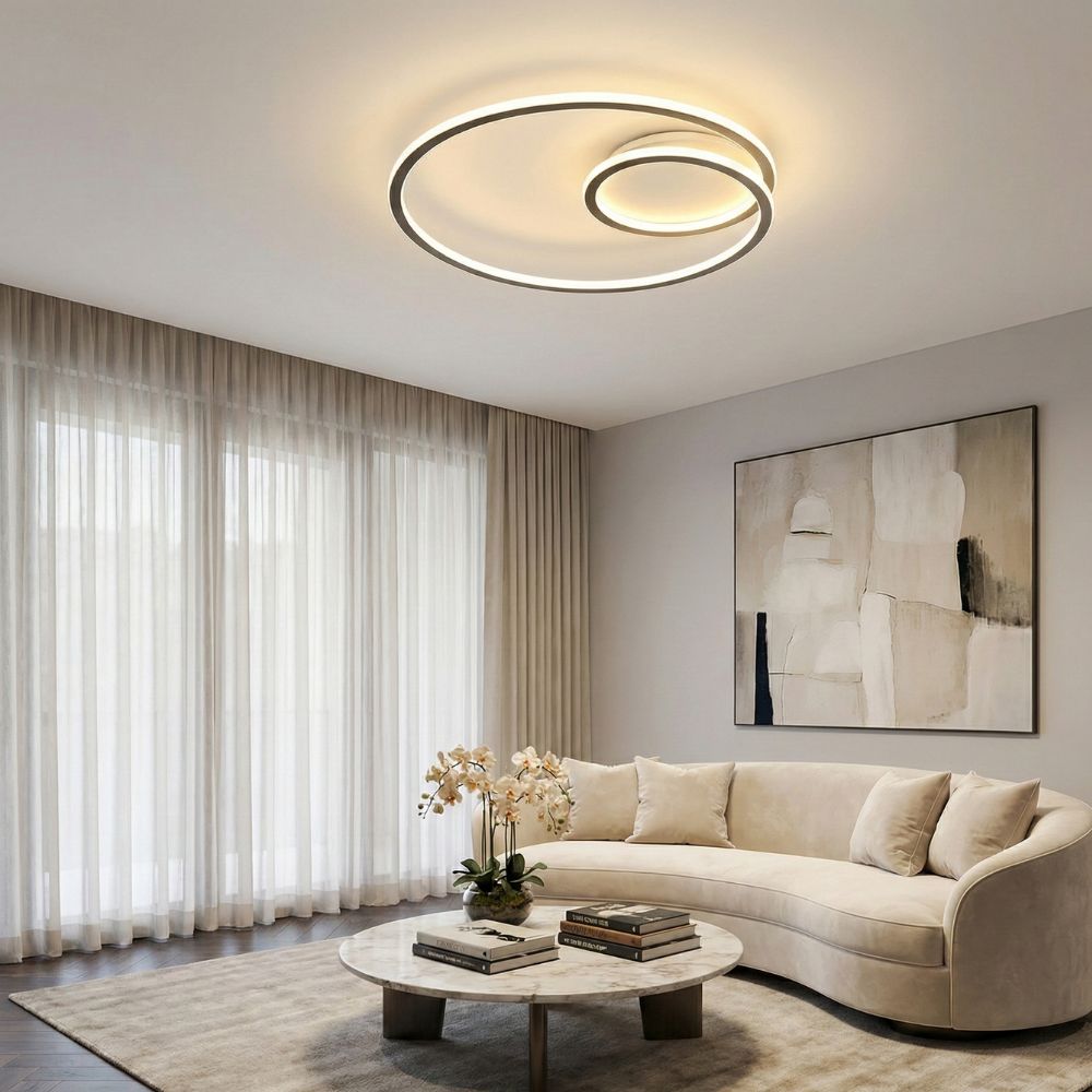 2 Ring Ceiling Light view 7