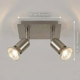 2 Spotlight Ceiling Light view 2