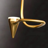 Suspension moderne laiton design view 5
