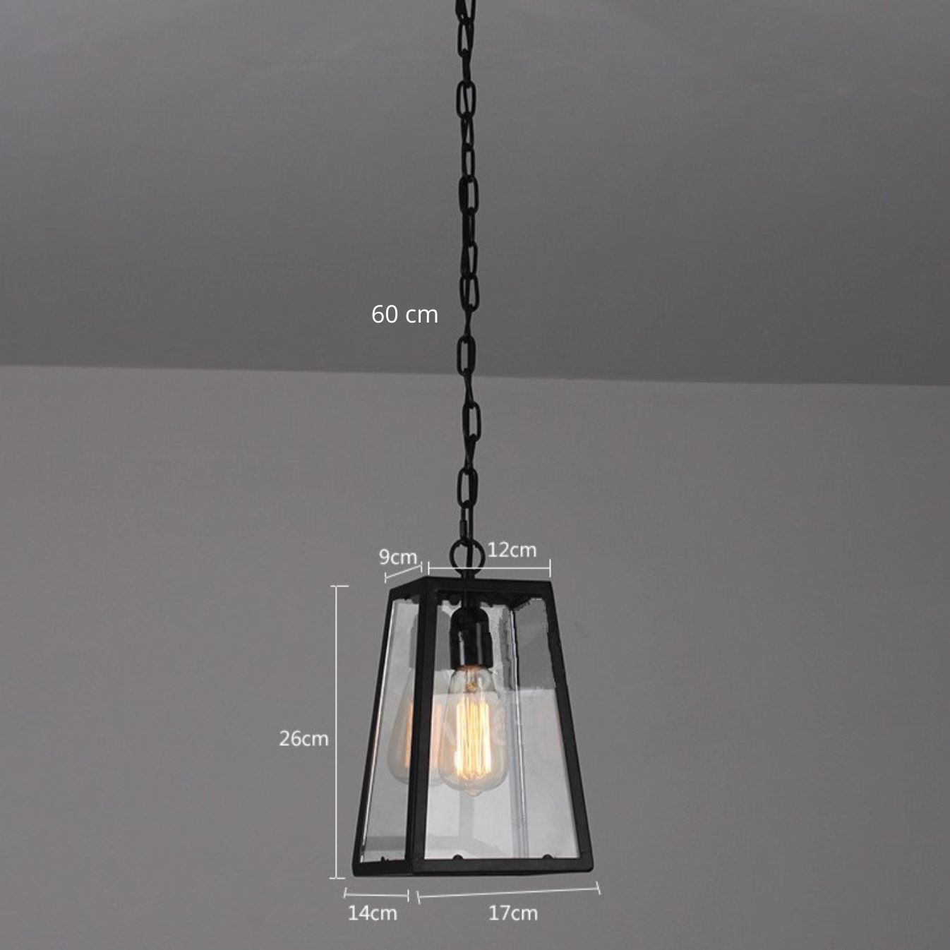 Suspension metal lanterne view 7