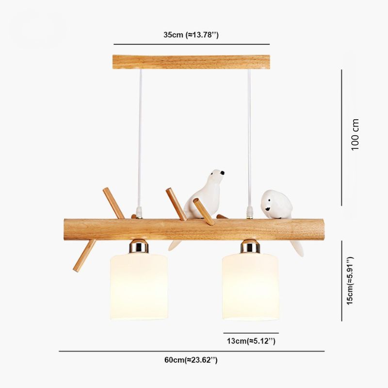 Suspension bois flotté oiseau view 7