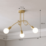 3 Arm Ceiling Light view 7