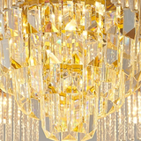 Crystal Glass 3 Arm Ceiling Light view 8