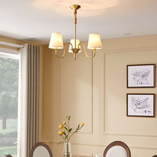 3 Arm Ceiling Light with Shades