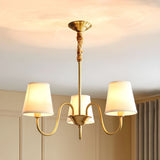 3 Arm Ceiling Light with Shades view 3