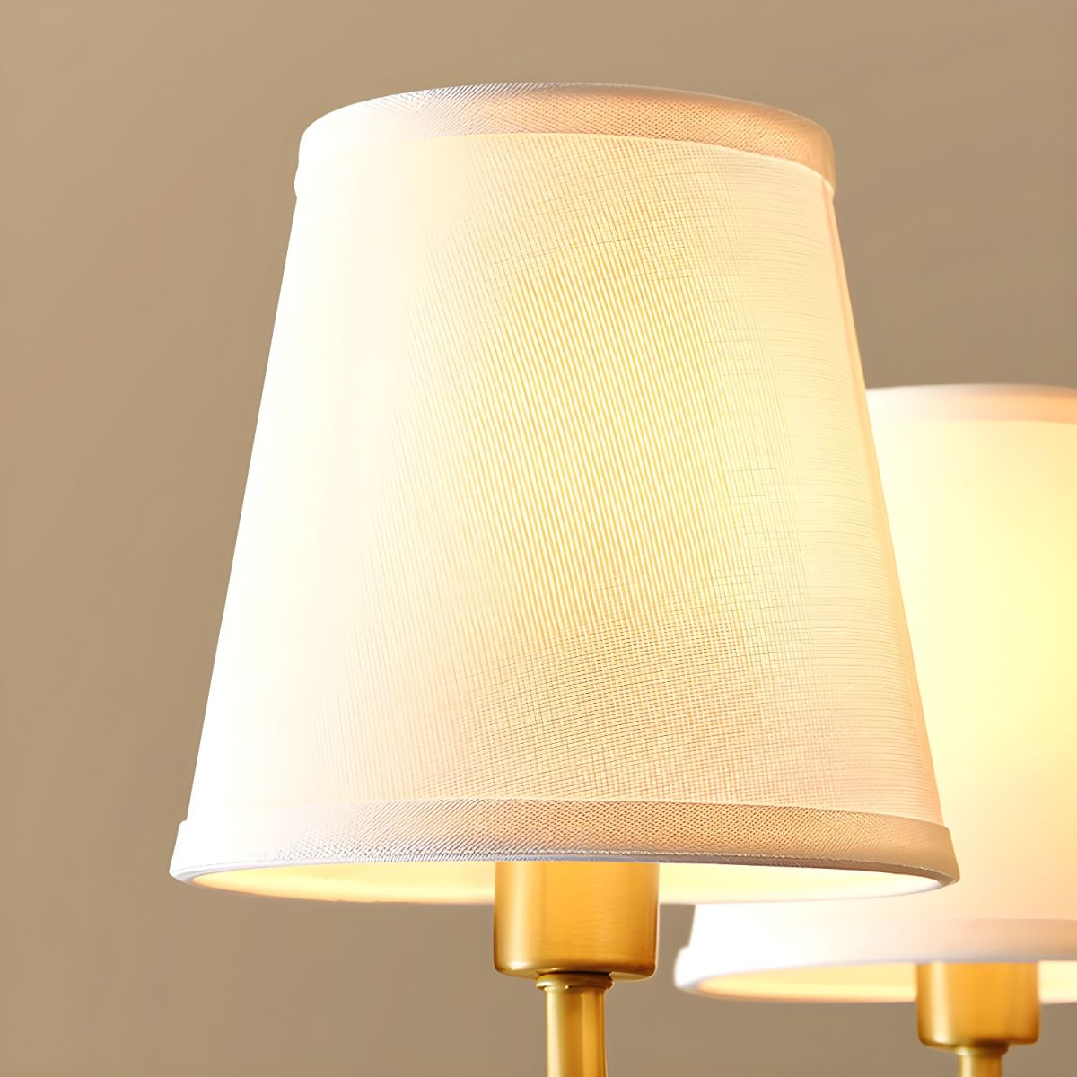 3 Arm Ceiling Light with Shades view 5