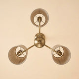 3 Arm Ceiling Light with Shades view 8
