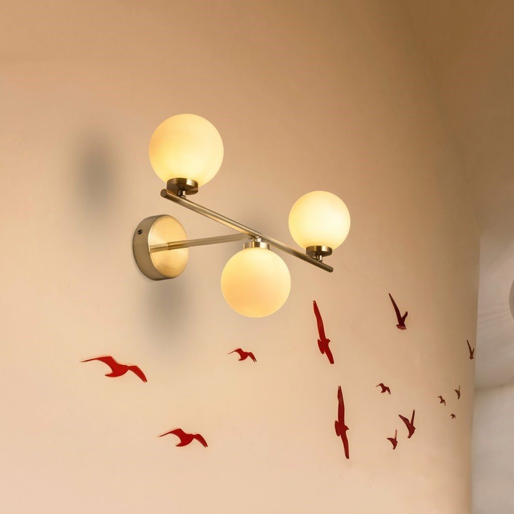 3 Arm Wall Sconce view 2