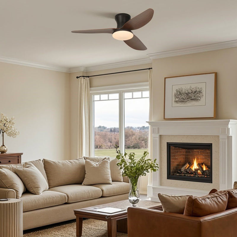 3 Blade Ceiling Fan with LED Light