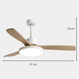 3 Blade Wood Ceiling Fan view 3