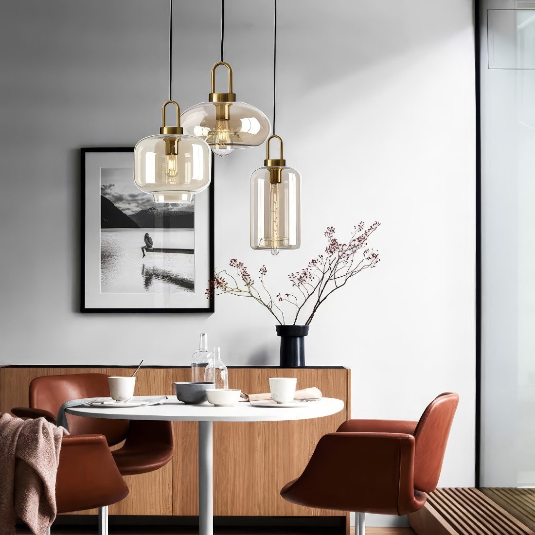 3 Bulb Pendant Light view 1