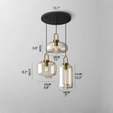 3 Bulb Pendant Light view 3