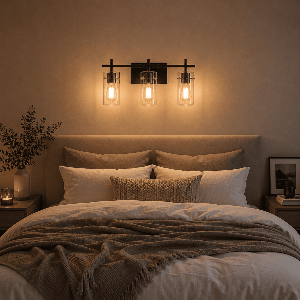 3 Bulb Wall Light - image 5