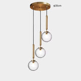 3 Glass Ball Pendant Light view 8