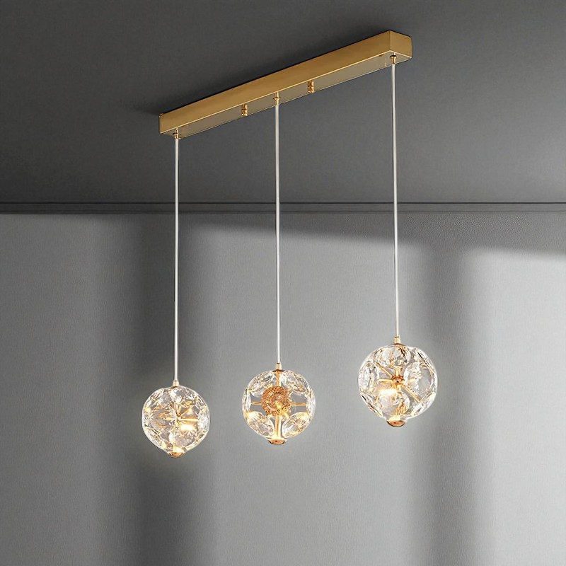 3 Globe Pendant Light view 3