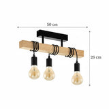 3 Light Bar Ceiling Light view 8