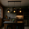3 Light Bar Pendant Black