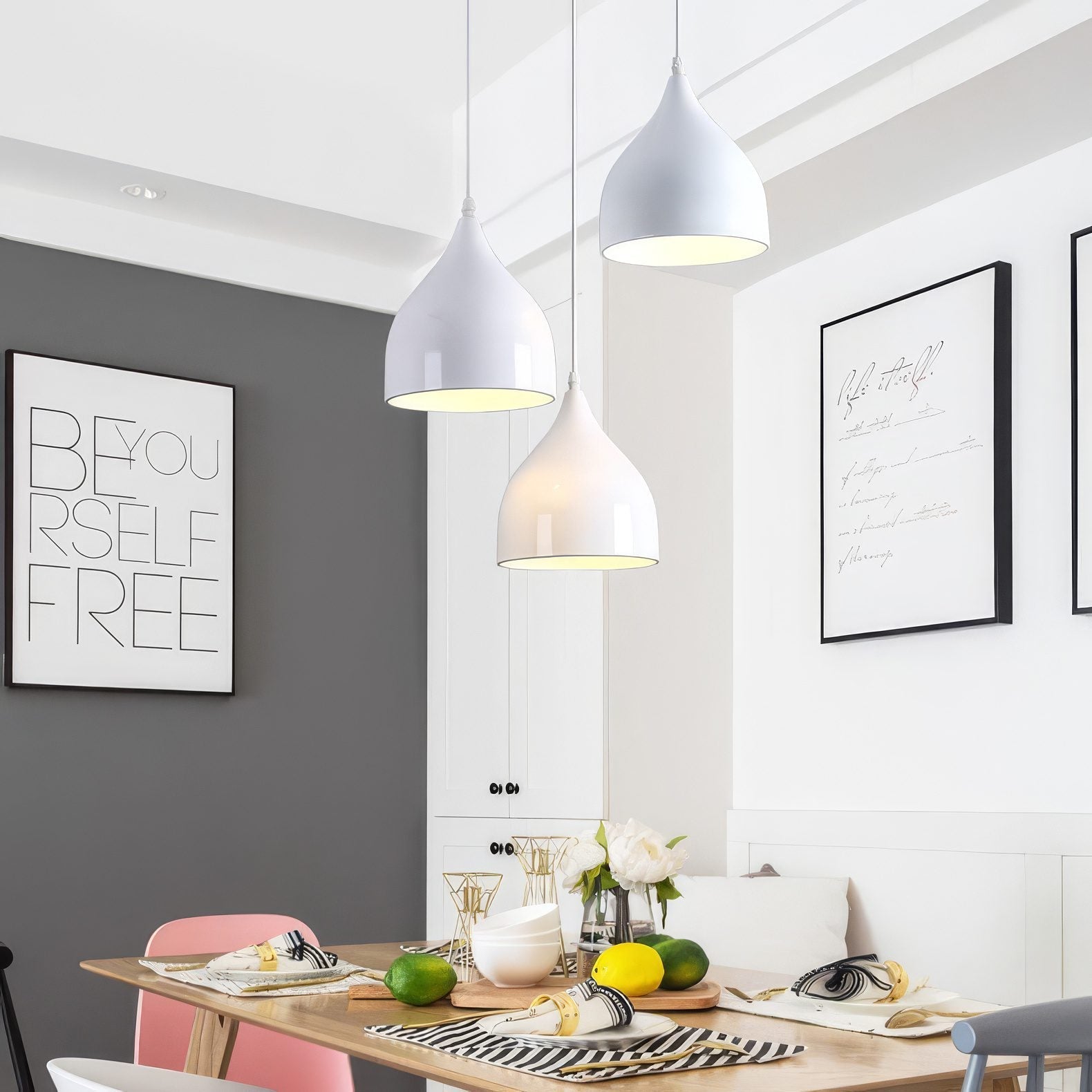 3 Light Bar Pendant Light view 7