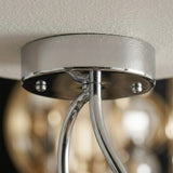 3 Light Chrome Ceiling Light view 6