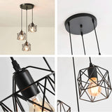 3 Light Cluster Pendant view 4
