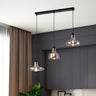 3 Light Cluster Pendant Black