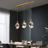3 Light Crystal Pendant view 1