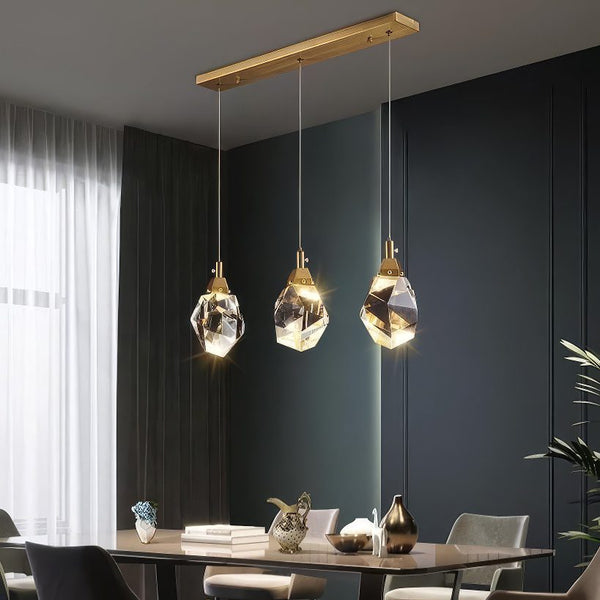 3 Light Crystal Pendant