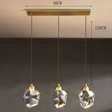 3 Light Crystal Pendant view 8