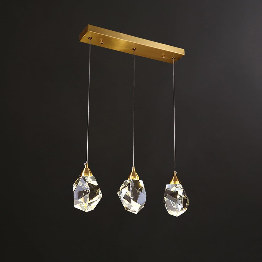 3 Light Crystal Pendant view 9
