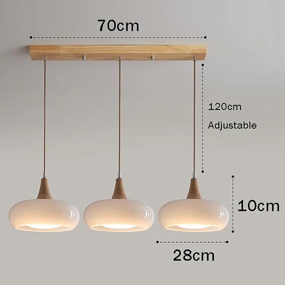 3 Light Dining Room Pendant view 5