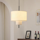 3 Light Drum Pendant view 3